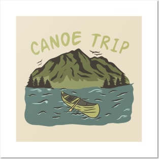 Adventure Journey - Canoe Trip Posters and Art